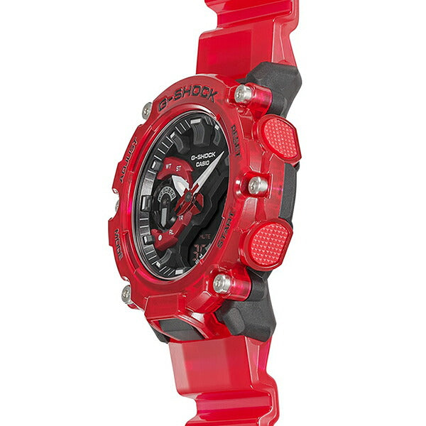 G-SHOCK Sound Wave サウンドウェーブ GA-2200SKL-4AJF メンズ 電池式 アナデジ 樹脂バンド レッド – THE  CLOCK HOUSE公式オンラインストア