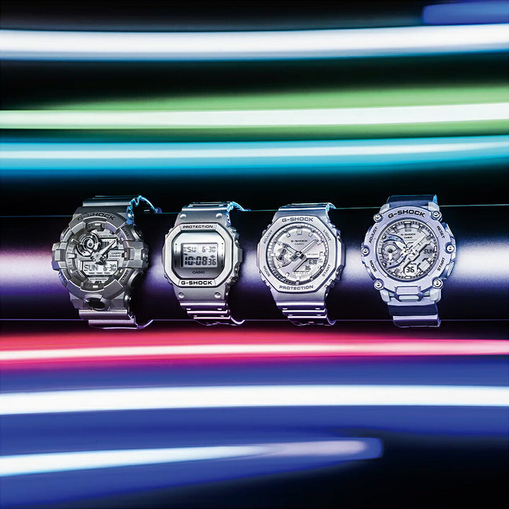 G-SHOCK Forgotten future 忘れられた未来 GA-700FF-8AJF メンズ 腕時計 電池式 アナデジ ビッグケース シルバー 国内正規品 カシオ