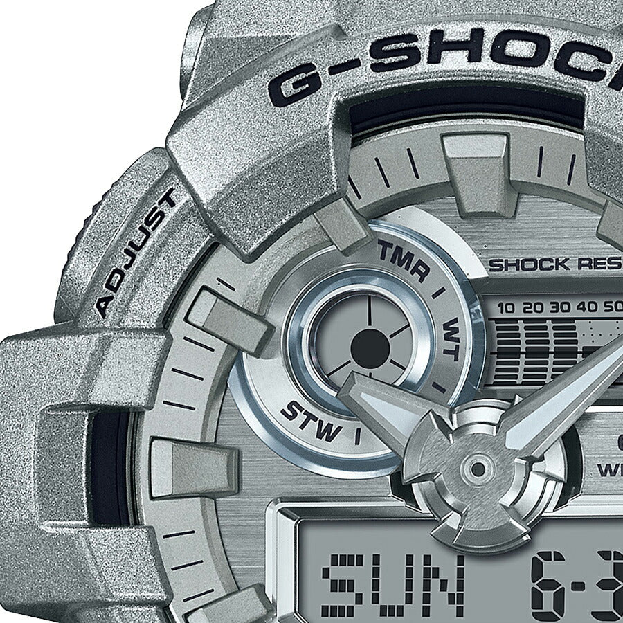 G-SHOCK Forgotten future 忘れられた未来 GA-700FF-8AJF メンズ 腕時計 電池式 アナデジ ビッグケース シルバー 国内正規品 カシオ