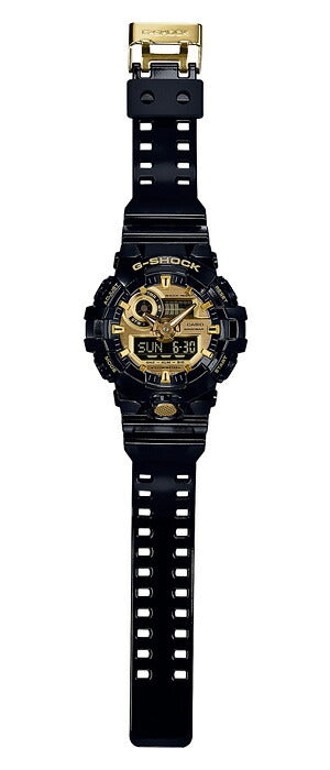 G-SHOCK ジーショック GA-710GB-1AJF カシオ メンズ 腕時計 アナデジ ブラック ゴールド GA-700 ガリッシュ 国内正規品