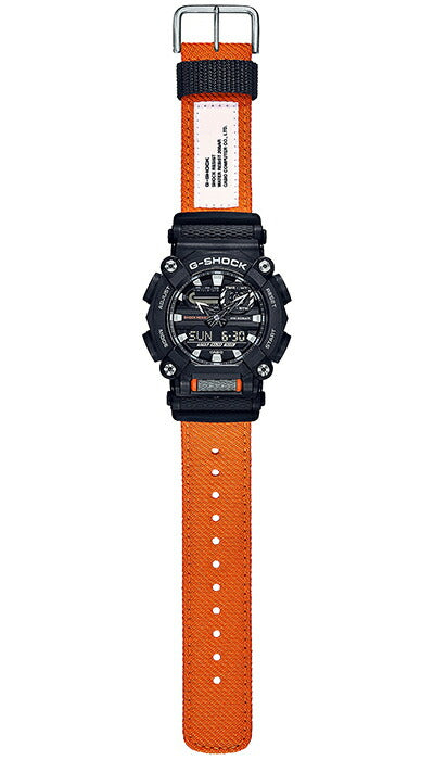 G-SHOCK ジーショック CMF カラー マテリアル フィニッシュ GA-900C-1A4JF メンズ 腕時計 アナデジ クロスバンド ブラック オレンジ 国内正規品 カシオ