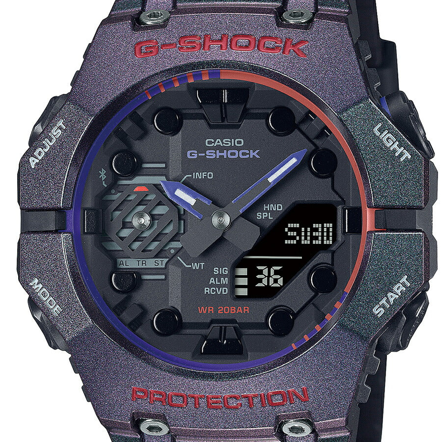 G-SHOCK アクション ハイスコア GA-B001AH-6AJF メンズ 腕時計 電池式 Bluetooth アナデジ パープル 国内正規品 カシオ