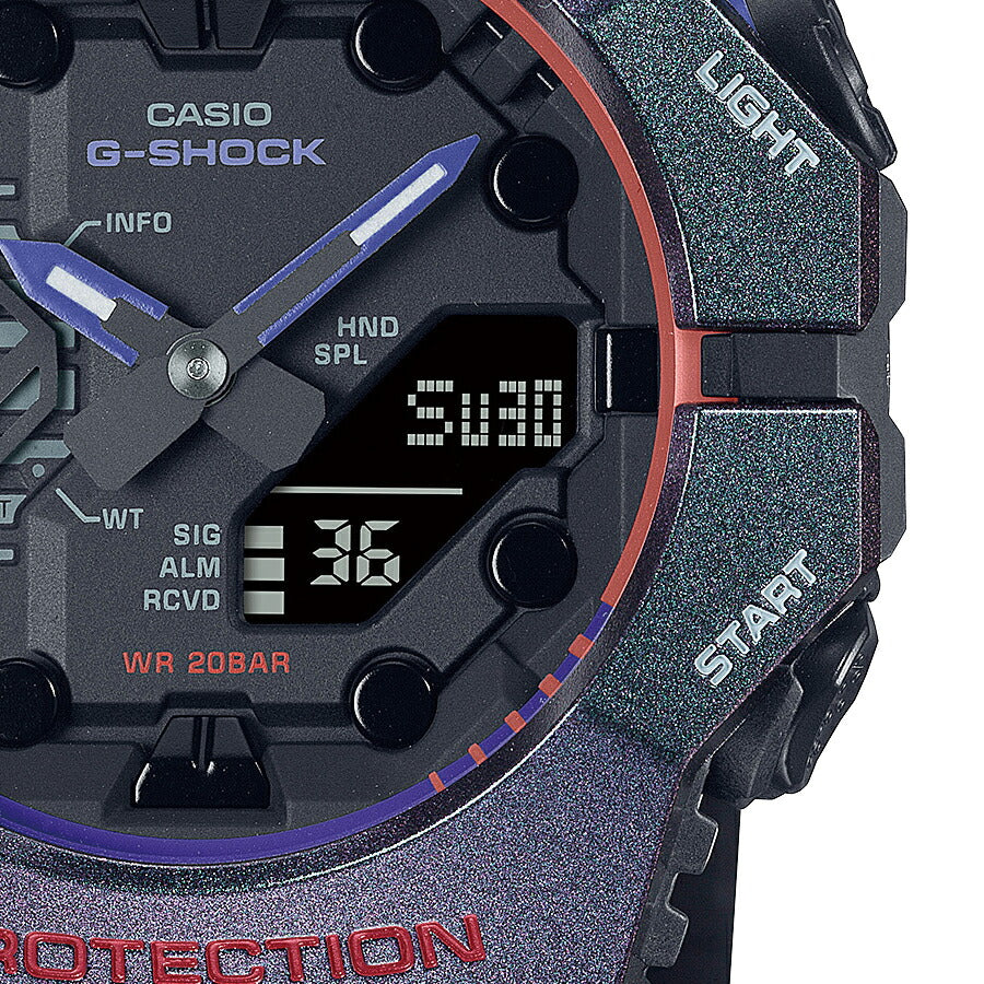 G-SHOCK アクション ハイスコア GA-B001AH-6AJF メンズ 腕時計 電池式 Bluetooth アナデジ パープル 国内正規品 カシオ