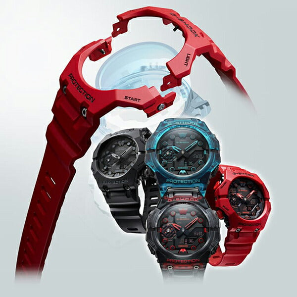 G-SHOCK GA-B001シリーズ GA-B001G-1AJF メンズ 腕時計 電池式 Bluetooth アナデジ ベゼル・バンド一体構造 スケルトン 反転液晶 国内正規品 カシオ