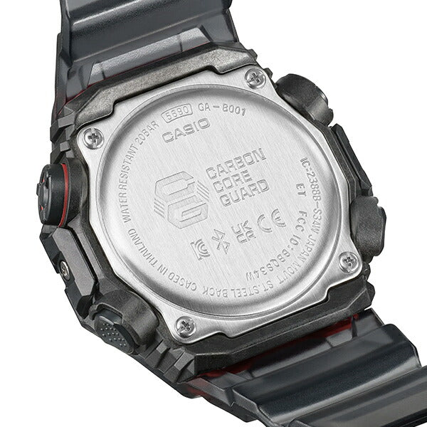 G-SHOCK GA-B001シリーズ GA-B001G-1AJF メンズ 腕時計 電池式 Bluetooth アナデジ ベゼル・バンド一体構造 スケルトン 反転液晶 国内正規品 カシオ