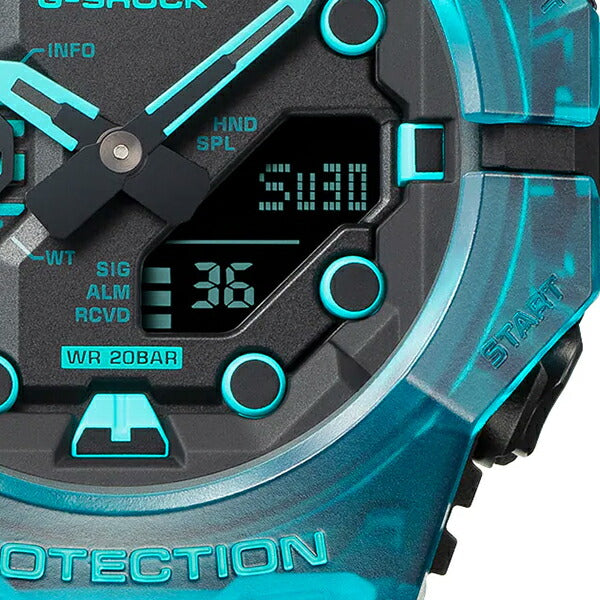 G-SHOCK GA-B001シリーズ GA-B001G-2AJF メンズ 腕時計 電池式 Bluetooth アナデジ ベゼル・バンド一体構造 スケルトン 反転液晶 国内正規品 カシオ