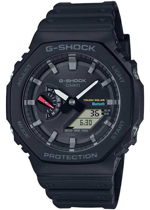 G-SHOCK 2100シリーズ オクタゴン GA-B2100-1AJF メンズ 腕時計 ソーラー Bluetooth アナログ デジタル ブラック 国内正規品 カシオ 八角形