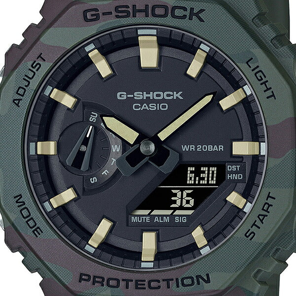 G-SHOCK 荒野を旅する冒険者 カモフラージュ GAE-2100WE-3AJR メンズ 電池式 アナデジ 樹脂バンド 反転液晶 八角形 – THE  CLOCK HOUSE公式オンラインストア