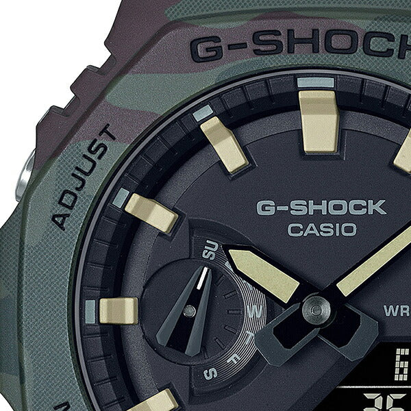 G-SHOCK 荒野を旅する冒険者 カモフラージュ GAE-2100WE-3AJR メンズ 腕時計 電池式 アナデジ 樹脂バンド 反転液晶 国内正規品 カシオ 八角形