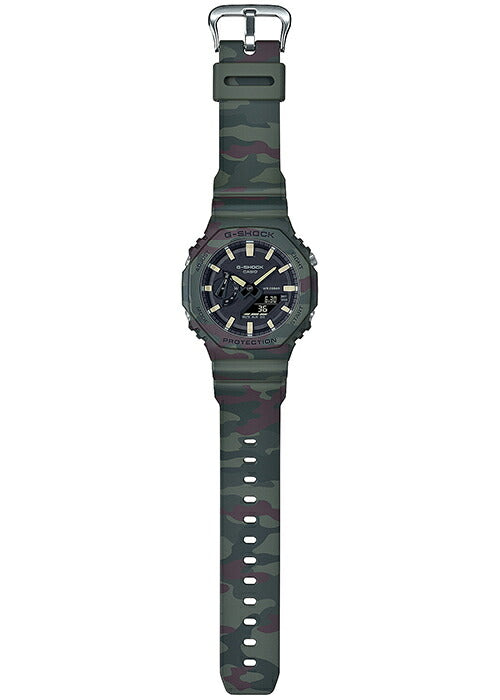 G-SHOCK 荒野を旅する冒険者 カモフラージュ GAE-2100WE-3AJR メンズ 腕時計 電池式 アナデジ 樹脂バンド 反転液晶 国内正規品 カシオ 八角形