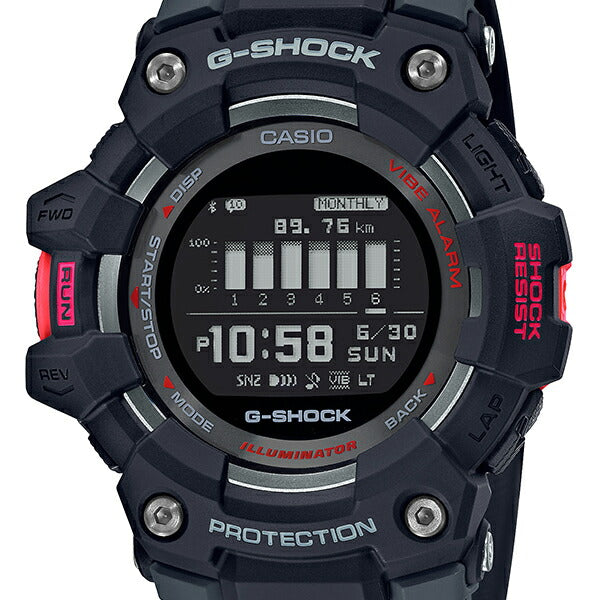 G-SHOCK ジーショック G-SQUAD ジー・スクワッド GBD-100-1JF 腕時計 メンズ デジタル ブラック カシオ 反転液晶 国内正規品