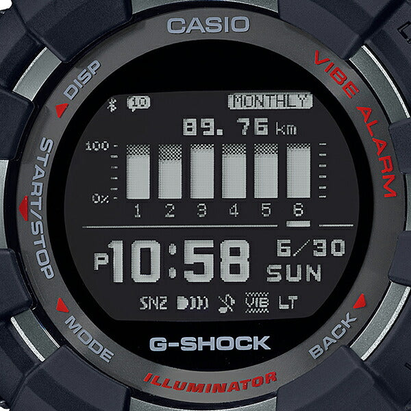 G-SHOCK G-SQUAD GBD-100-1JF メンズ デジタル ブラック 反転液晶 – THE CLOCK HOUSE公式オンラインストア