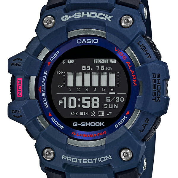 G-SHOCK ジーショック G-SQUAD ジー・スクワッド GBD-100-2JF 腕時計 メンズ デジタル ネイビー 反転液晶 国内正規品