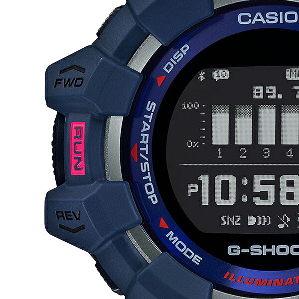 G-SHOCK ジーショック G-SQUAD ジー・スクワッド GBD-100-2JF 腕時計 メンズ デジタル ネイビー 反転液晶 国内正規品