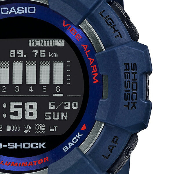 G-SHOCK ジーショック G-SQUAD ジー・スクワッド GBD-100-2JF 腕時計 メンズ デジタル ネイビー 反転液晶 国内正規品