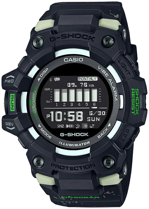 G-SHOCK G-SQUAD ナイトラン GBD-100LM-1JF メンズ 腕時計 電池式 Bluetooth デジタル ランニング トレーニング 反転液晶 国内正規品 カシオ