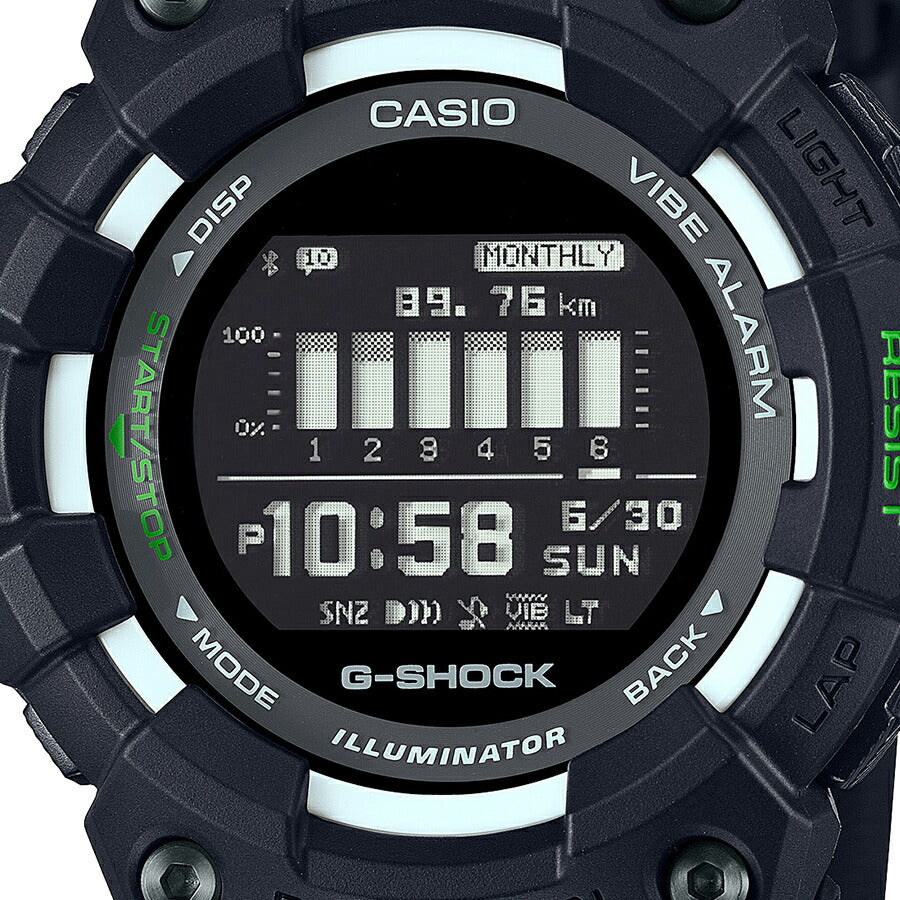 G-SHOCK G-SQUAD ナイトラン GBD-100LM-1JF メンズ 電池式 Bluetooth