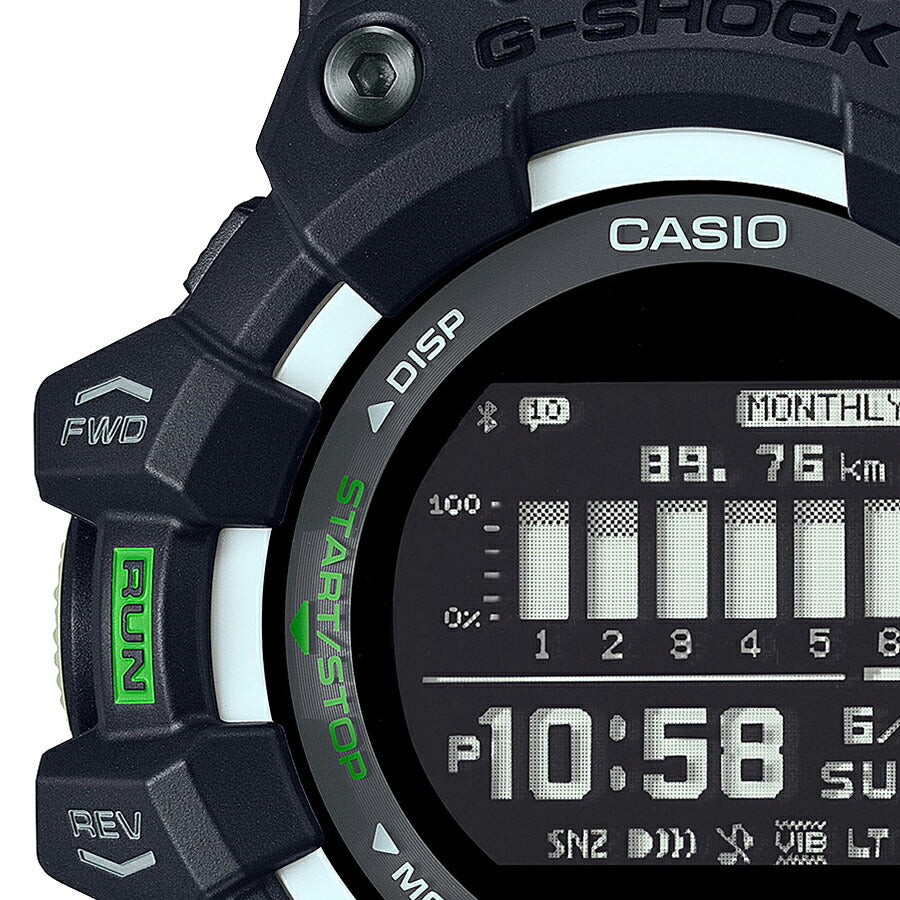 G-SHOCK G-SQUAD ナイトラン GBD-100LM-1JF メンズ 腕時計 電池式 Bluetooth デジタル ランニング トレーニング 反転液晶 国内正規品 カシオ