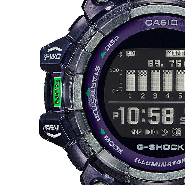 G-SHOCK ジーショック G-SQUAD ジースクワッド スケルトン GBD-100SM-1A7JF メンズ 腕時計 電池式 Bluetooth デジタル ホワイト 反転液晶 国内正規品