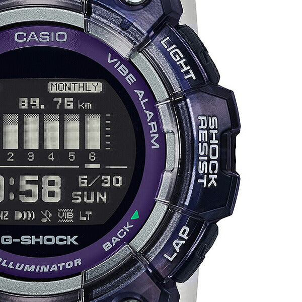 G-SHOCK ジーショック G-SQUAD ジースクワッド スケルトン GBD-100SM-1A7JF メンズ 腕時計 電池式 Bluetooth デジタル ホワイト 反転液晶 国内正規品