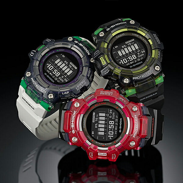 G-SHOCK ジーショック G-SQUAD ジースクワッド スケルトン GBD-100SM-1A7JF メンズ 腕時計 電池式 Bluetooth デジタル ホワイト 反転液晶 国内正規品