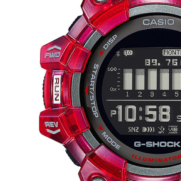 G-SHOCK G-SQUAD スケルトン GBD-100SM-4A1JF メンズ 電池式 Bluetooth デジタル レッド 反転液晶 – THE  CLOCK HOUSE公式オンラインストア