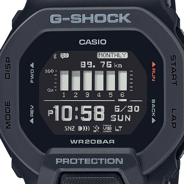 G-SHOCK G-SQUAD ジースクワッド GBD-200-1JF メンズ 電池式 Bluetooth