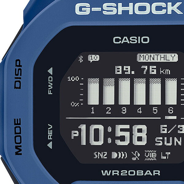 G-SHOCK G-SQUAD GBD-200-2JF メンズ 電池式 Bluetooth デジタル 樹脂バンド ブルー 反転液晶 – THE  CLOCK HOUSE公式オンラインストア