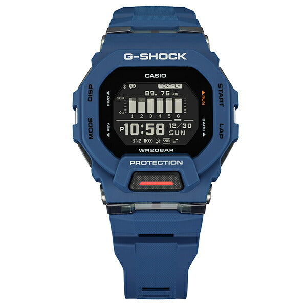 G-SHOCK G-SQUAD GBD-200-2JF メンズ 電池式 Bluetooth デジタル 樹脂バンド ブルー 反転液晶 – THE  CLOCK HOUSE公式オンラインストア