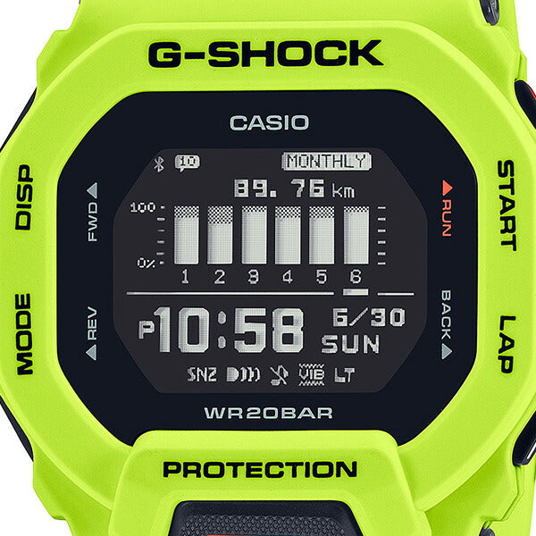 G-SHOCK G-SQUAD GBD-200-9JF メンズ 電池式 Bluetooth デジタル 樹脂