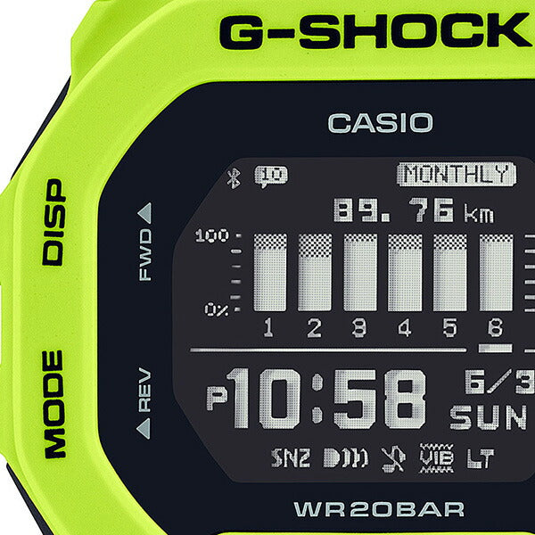 G-SHOCK G-SQUAD ジースクワッド GBD-200シリーズ GBD-200-9JF メンズ 腕時計 電池式 Bluetooth デジタル 樹脂バンド 反転液晶 国内正規品 カシオ