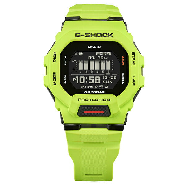 【値下げ】 G-SQUAD G-SHOCK GBD-200-9JF HOUSE公式オンラインストア  CLOCK THE – 反転液晶 樹脂バンド デジタル Bluetooth 電池式 メンズ 時計