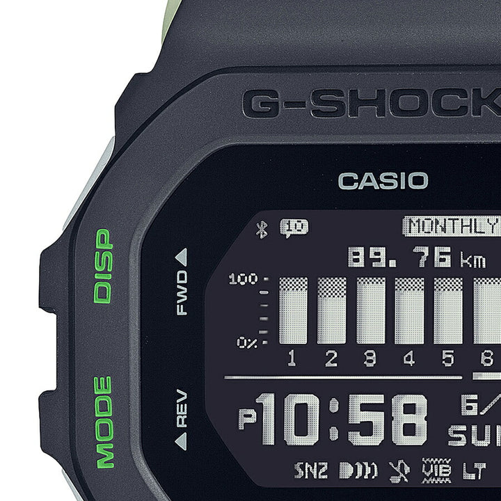 G-SHOCK G-SQUAD ナイトラン GBD-200LM-1JF メンズ 腕時計 電池式 Bluetooth デジタル ランニング トレーニング 反転液晶 国内正規品 カシオ