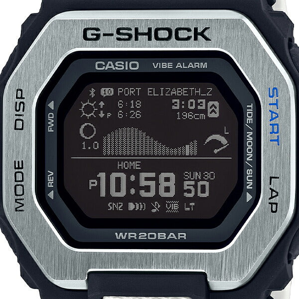 G-SHOCK G-LIDE ホワイト GBX-100-7JF メンズ デジタル タイドグラフ ...