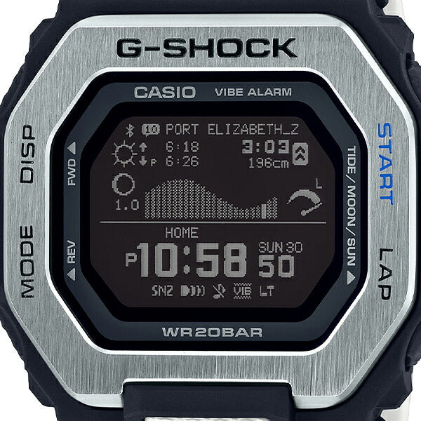 G-SHOCK ジーショック G-LIDE Gライド ホワイト GBX-100-7JF メンズ 腕時計 デジタル タイドグラフ ムーンデータ 反転液晶 国内正規品