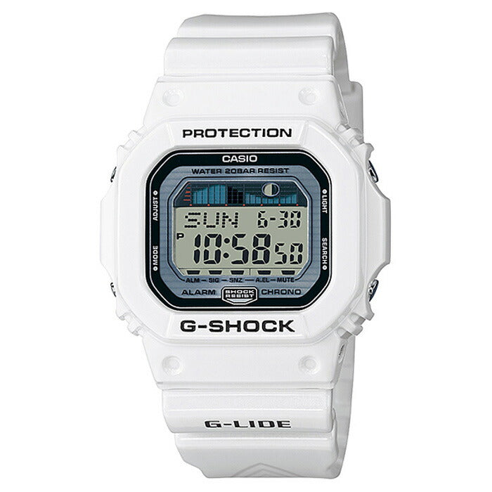 【限定】新京成78th G-SHOCKホワイト G-SHOCK GLX-5600-7JF メンズ デジタル ホワイト G-LIDE – THE CLOCK