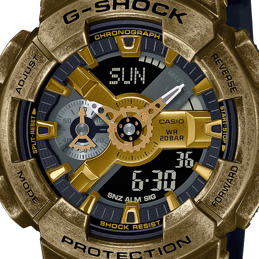 G-SHOCK STEAMPUNK スチームパンク GM-110VG-1A9JR メンズ 腕時計 電池 ...