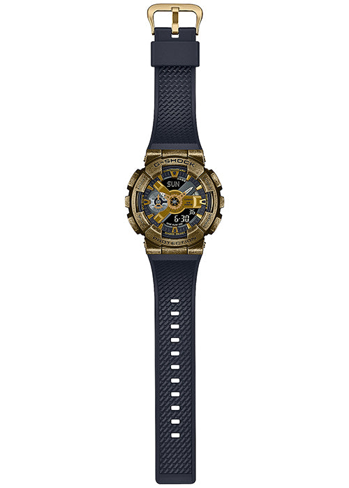 G-SHOCK STEAMPUNK スチームパンク GM-110VG-1A9JR メンズ 腕時計 電池式 アナデジ ビッグケース ゴールド 反転液晶 国内正規品 カシオ