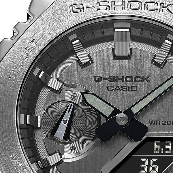 G-SHOCK シルバー メタルベゼル GM-2100-1AJF メンズ 電池式 アナデジ ブラック 樹脂バンド 八角形 – THE CLOCK  HOUSE公式オンラインストア