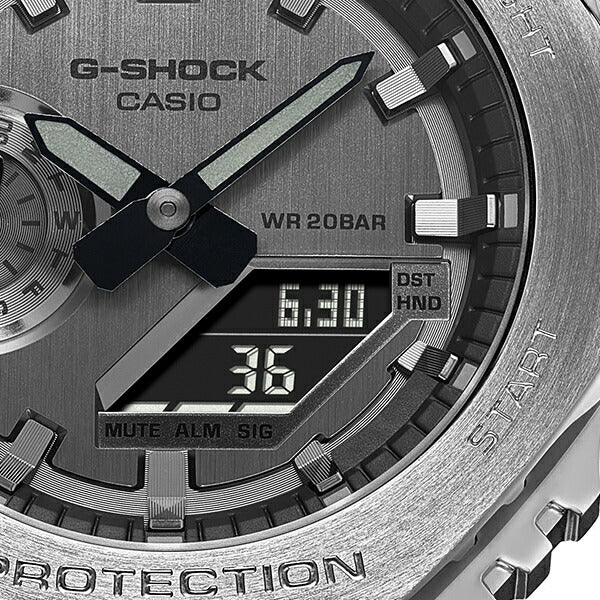 G-SHOCK シルバー メタルベゼル GM-2100-1AJF メンズ 電池式 アナデジ ブラック 樹脂バンド 八角形 – THE CLOCK  HOUSE公式オンラインストア