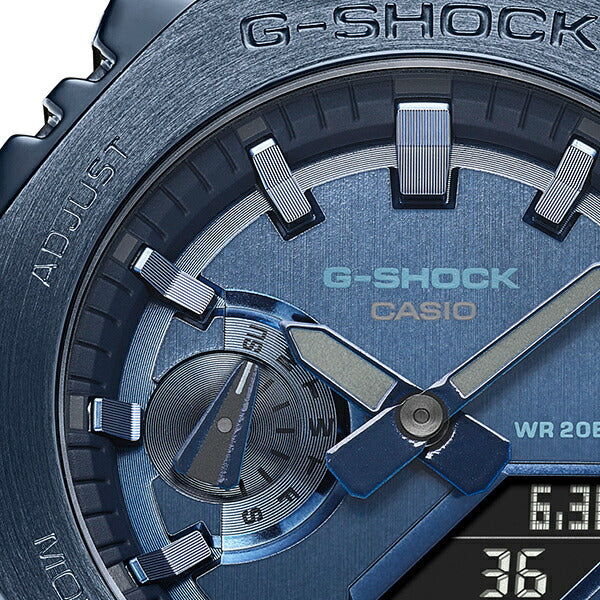 G-SHOCK ブルー メタルベゼル GM-2100N-2AJF メンズ 電池式 アナデジ 樹脂バンド 八角形 – THE CLOCK  HOUSE公式オンラインストア