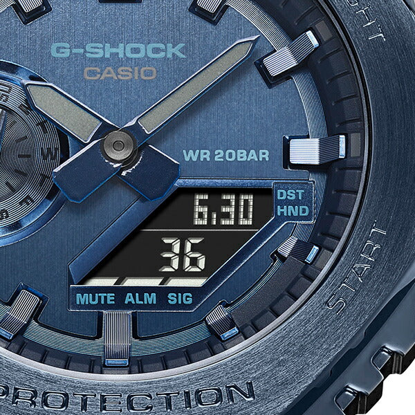 G-SHOCK ブルー メタルベゼル GM-2100N-2AJF メンズ 電池式 アナデジ 樹脂バンド 八角形 – THE CLOCK  HOUSE公式オンラインストア