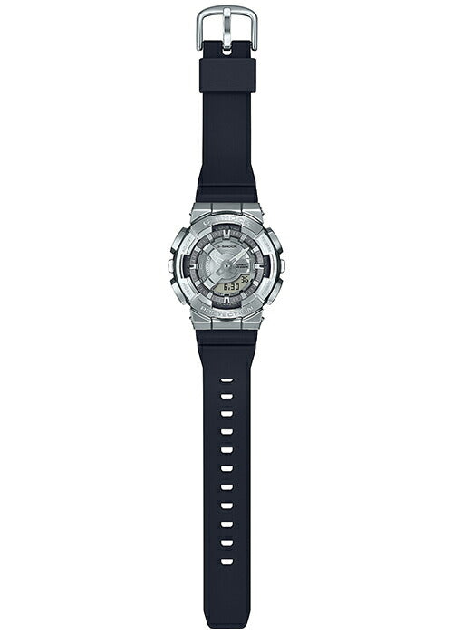 G-SHOCK メタルカバード アナデジコンビモデル 110シリーズ GM-S110-1AJF メンズ レディース 腕時計 電池式 シルバー 国内正規品 カシオ