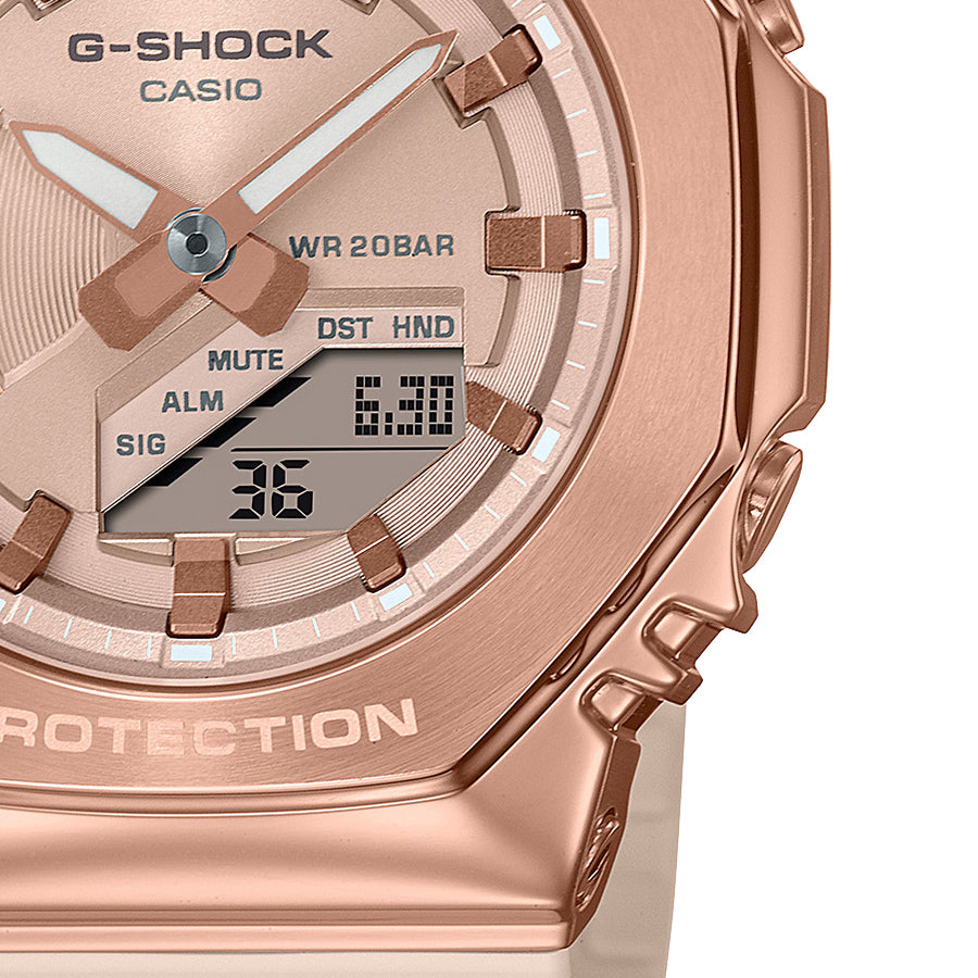 G-SHOCK ミッドサイズ METAL COVERED メタルカバード GM-S2100PG-4AJF メンズ レディース 電池式 アナデ –  THE CLOCK HOUSE公式オンラインストア