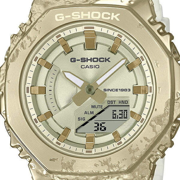 G-SHOCK ミッドサイズ 40周年記念 アドヴェンチャラーズストーン カルサイト GM-S2140GEM-9AJR メンズ レディース 腕時計 電池式 アナデジ オクタゴン メタルベゼル 国内正規品 カシオ