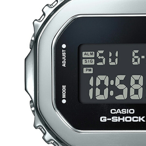 【美品】CASIO G-SHOCK GM-S5600-1JF GMS5600-1 | G-SHOCK Metal Covered Silver | CASIO