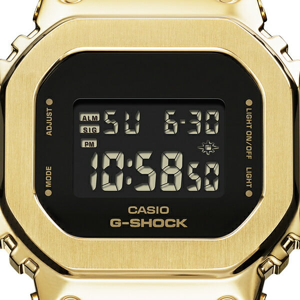 G-SHOCK メタルカバード ゴールド ブラック GM-S5600GB-1JF メンズ レディース 腕時計 電池式 デジタル スクエア 小型 反転液晶 国内正規品 カシオ