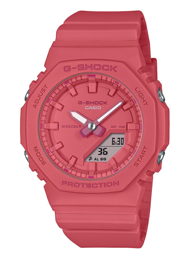 G-SHOCK プチサイズ TONE-ON-TONE GMA-P2100-4AJF レディース 腕時計 電池式 アナデジ オクタゴン ブライトピンク 樹脂バンド 国内正規品 カシオ カシオーク
