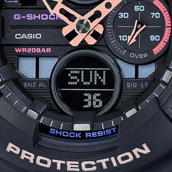 G-SHOCK ジーショック ミッドサイズ GMA-S140-1AJR メンズ 腕時計 アナデジ ブラック 国内正規品 カシオ