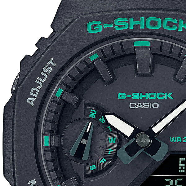 G-SHOCK ミッドサイズ グリーンアクセント GMA-S2100GA-1AJF メンズ